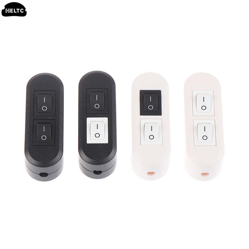 1 peça Luminária de Mesa de Controle Duplo Luminária de Chão Lâmpada Mãe Interruptor Online Interruptor de Controle Duplo de Dois Botões
