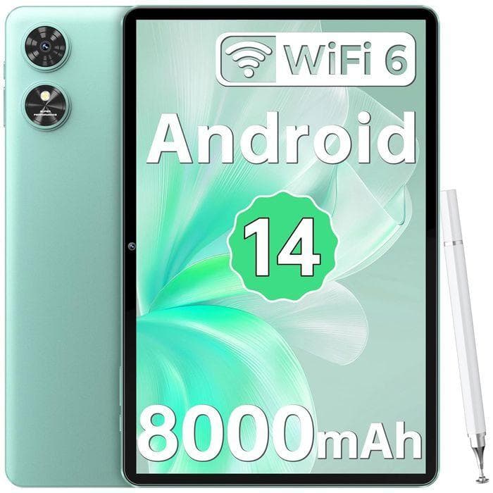 OUKITEL OT6 Touch Tablet 16GB+64GB/1TB 10.1” 8000mAh Android 13 Tablet Wi-Fi 6/BT 5.0/Widevine L1/Google Green Protection