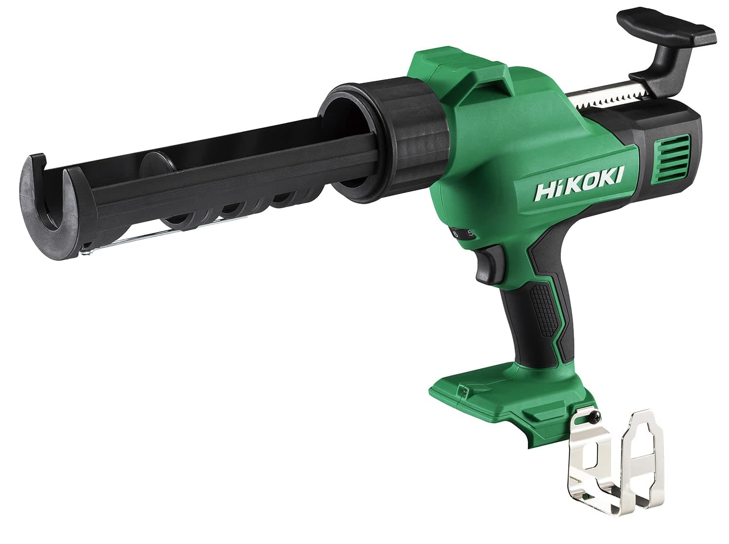 HiKOKI 18V Cordless Caulking Gun with Dial Speed Stepless Speed Control Drip Prevention and Placement Battery and Charger Sold Control, Switch,