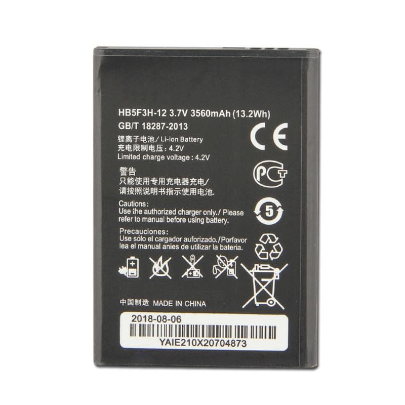Bateria de Lítio Recarregável Para Roteador WIFI 4G LTE FDD Cat4 Huawei E5372T E5372s E5775 Bateria HB5F3H-12 3560mAh