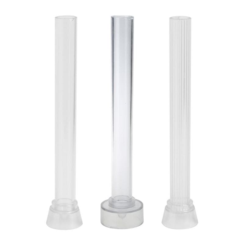 Molde de Vela Para Fazer Velas Haste Longa Vela Listrada Molde de Plástico Duro Molde de Haste Fina Artesanato com Moldes de Vela