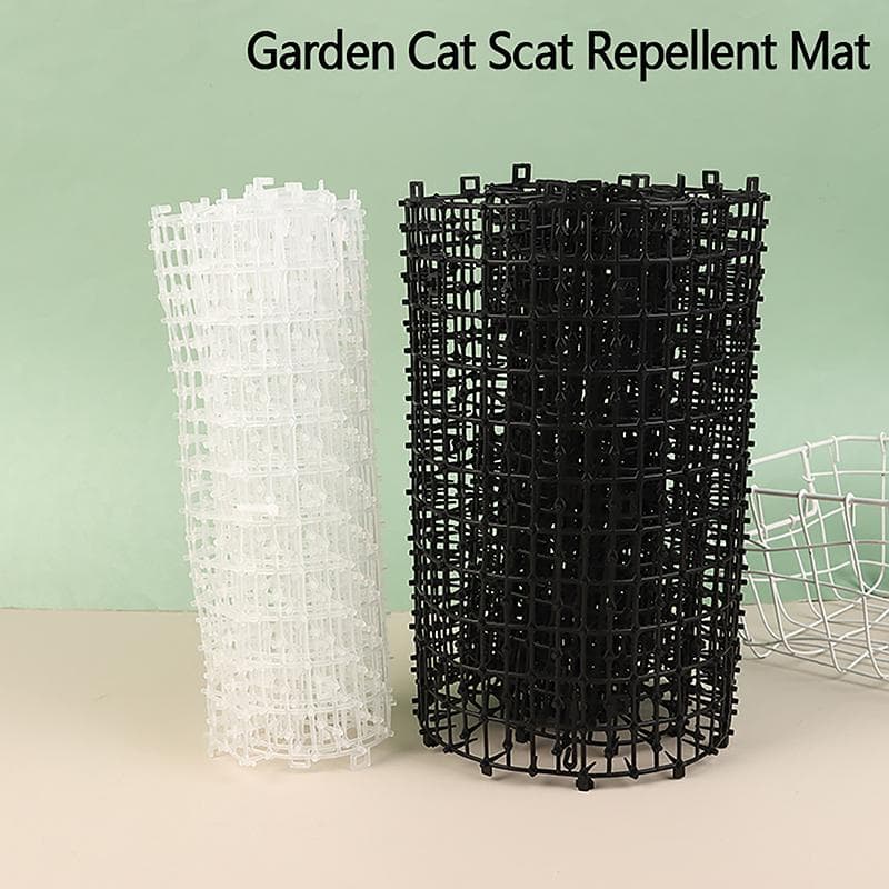 Tapete repelente de fezes de gato de jardim, tiras de espinhos, rede anti-gatos, repelente de espinhos, mantenha gatos e cães longe, escavações,