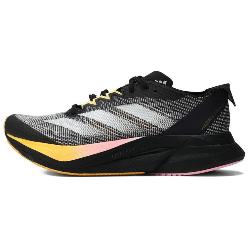 adidas  Tênis Feminino Adizero Boston 12 2024 Athlete Pack Preto Core-Black Zero-Metallic IF9221 cm