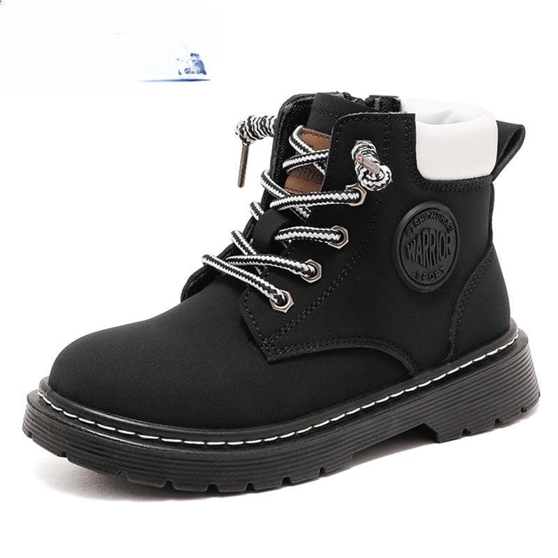 Botas de couro Martin Boots para crianças cm