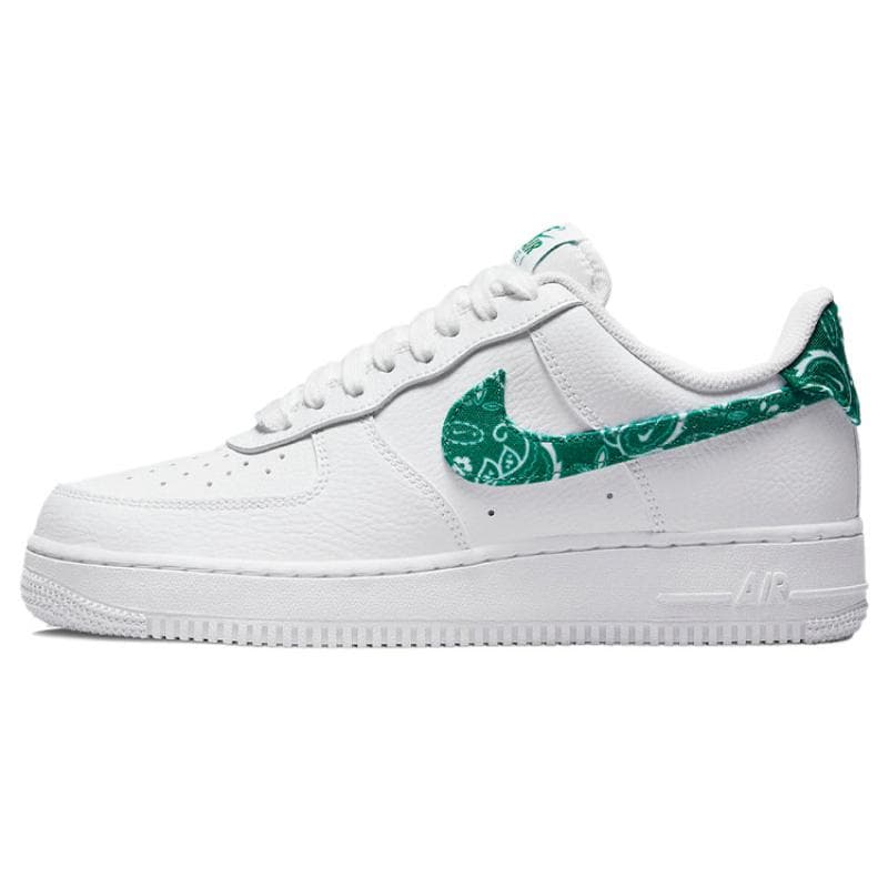 Nike Air Force 1 Low '07 Essential White Green Paisley Women's Sneakers DH4406-102 cm