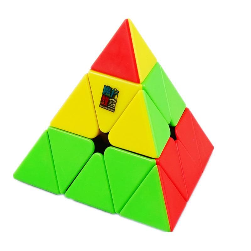 MoYu Meilong Pyraminx 3x3x3 Pirâmide Cubo Mágico MoFangJiaoShi JINZITA 3x3 Cubo adesivos Magico Quebra-cabeça Cubo Presente Macaron
