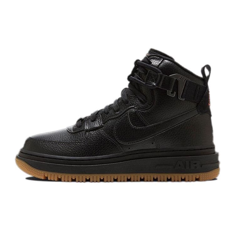 Nike Air Force 1 High Utility 2.0 Preto Gum Médio Marrom Tênis Feminino Laranja Summit-Branco DC3584-001 cm