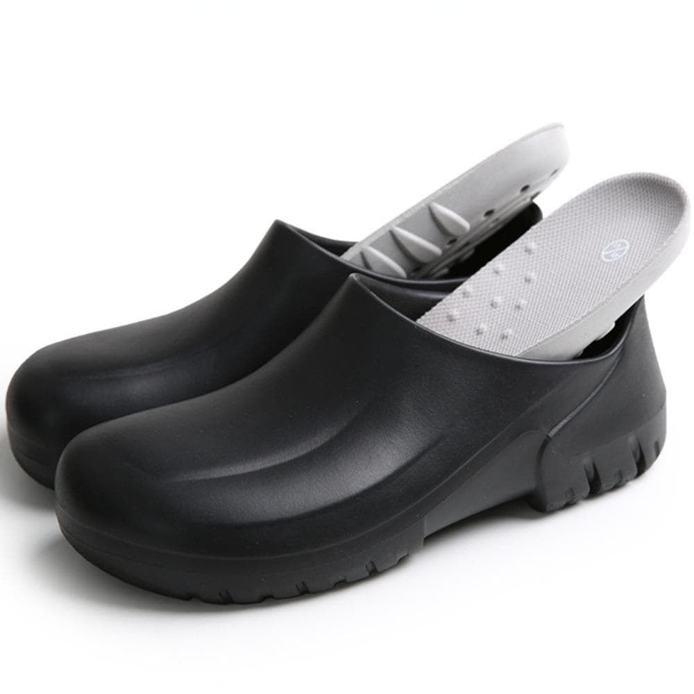 Sapatos de trabalho impermeáveis, masculinos, leves, sapatos de chef, sola grossa, limpos, comida, restaurante, sapatos de chuva ao ar livre, botas