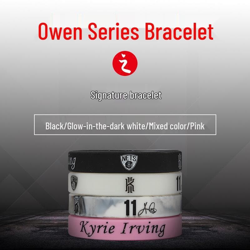 Brooklyn Nets Kyrie Irving Não. 11 Pulseira de Silicone Ajustável