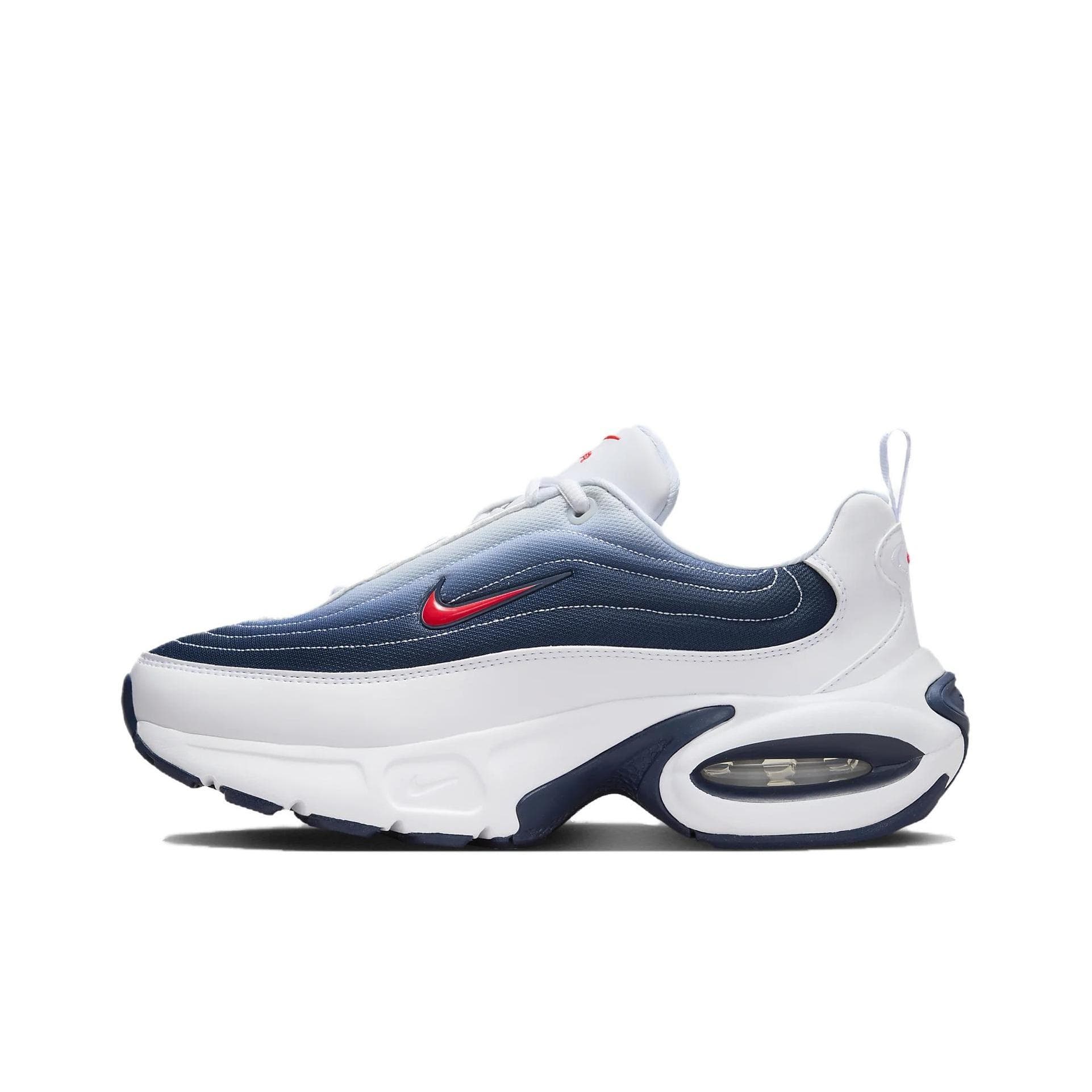 Tênis Nike Air Max Portal USA Feminino Branco Marinho-Médio Crimson Brilhante HF3053-107 cm