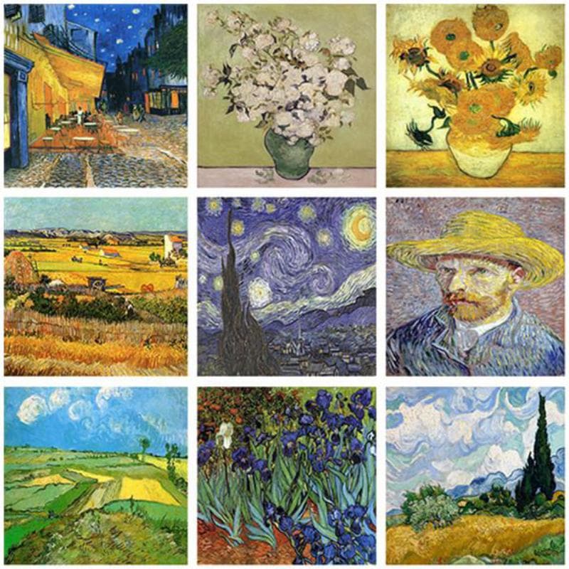 5D DIY Diamond Painting Kit Van Gogh trabalha Diamond Art Bordado Strass Decorações para Casa