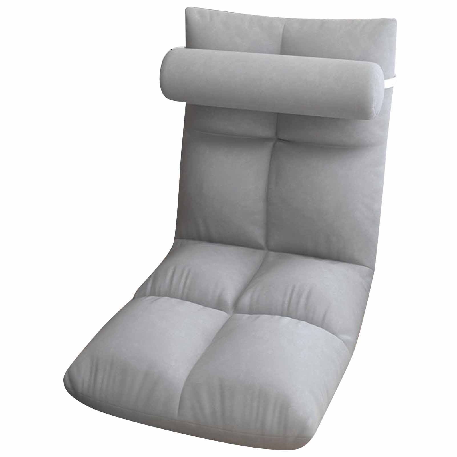 Cadeira de Chão com Suporte para as Costas Cadeira Sofá Dobrável Cama Sofá Reclinável Cadeira de Jogo de Chão Cadeira de Meditação para