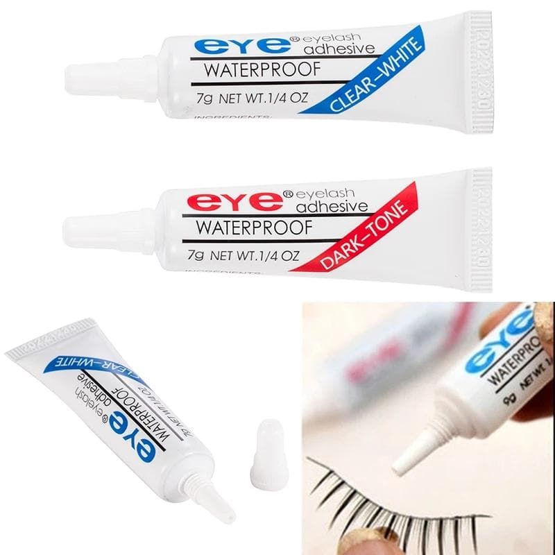 1PC Cílios Postiços Maquiagem Adesivo Cílios Postiços Cola Transparente-branco Escuro-preto À Prova D 'Água Eye Lash azul