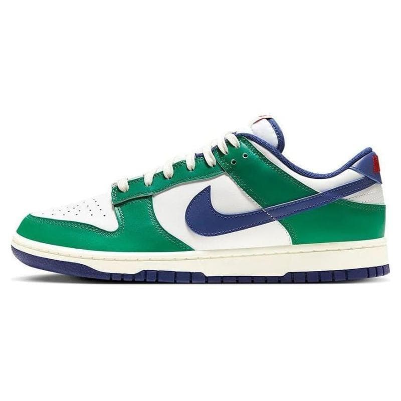Nike Dunk Low Retro Verde Gorge Azul Royal Profundo Tênis de Skate FQ6849-141 cm