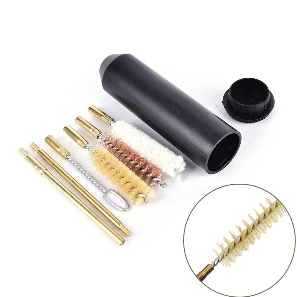 Kit de Limpeza Profissional para Armas 7 peças/conjunto Haste para Pistola de Mão Escova Ferramentas de Limpeza de Cano de Arma de Caça Multiuso