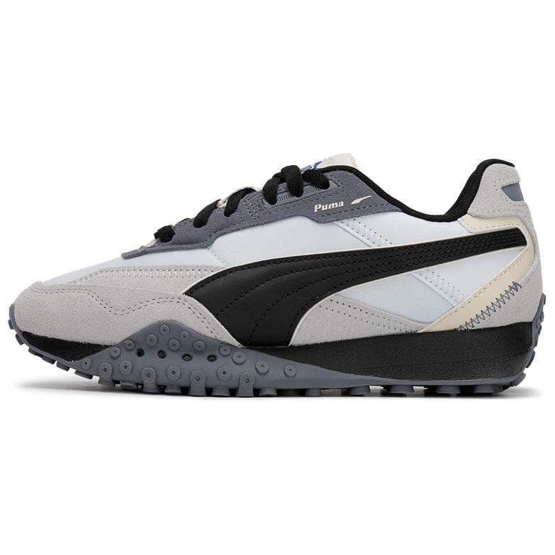 Puma Blktop Rider Moda Versátil Durável Suporte Cano Baixo Casual Urbano Deslocamento Tênis de Corrida Tênis Unissex Branco Cinza Preto 401440-03