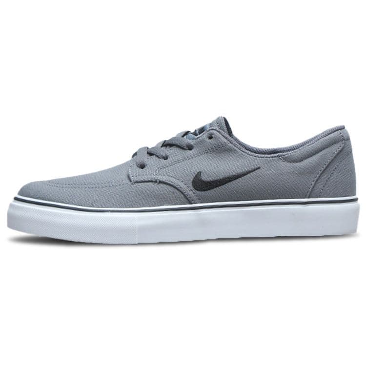 Tênis Nike Clutch Canvas SB Cinza Escuro Unissex Preto Branco 729825-007 cm
