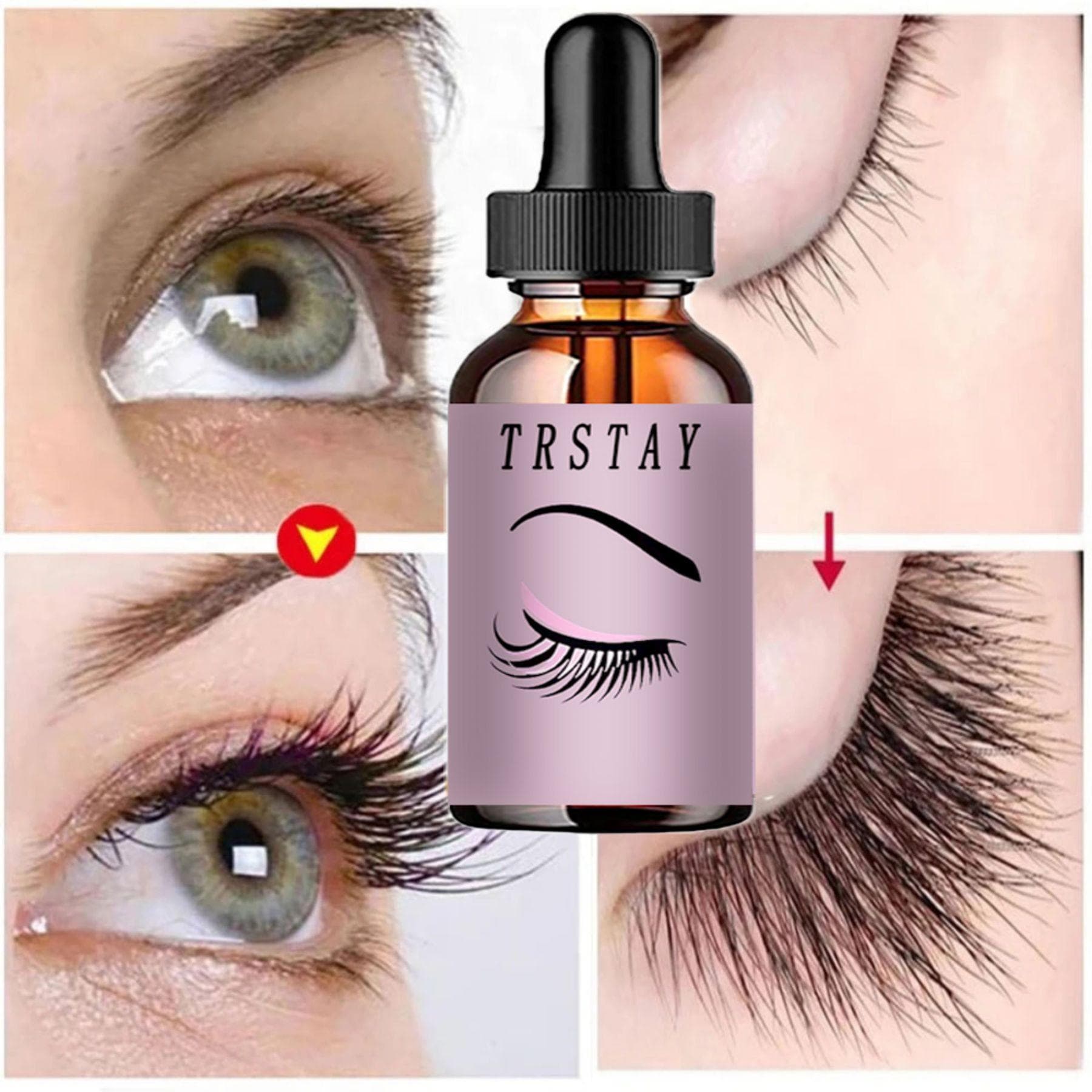Enriquece, alonga e curva os cílios com óleos essenciais naturais de óleo de rícino, ingredientes que estimulam a regeneração dos cílios