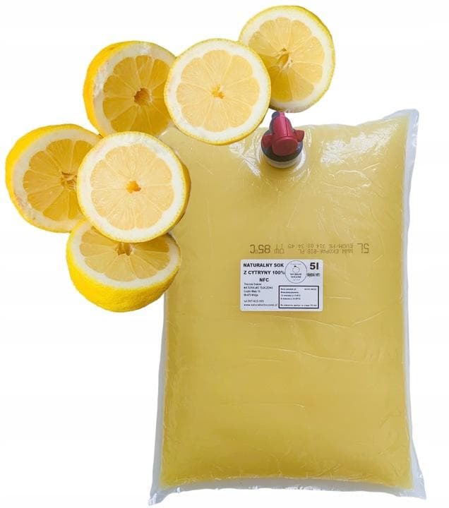 Sok Z Cytryny 100% 5L (Tłoczony, Nfc)