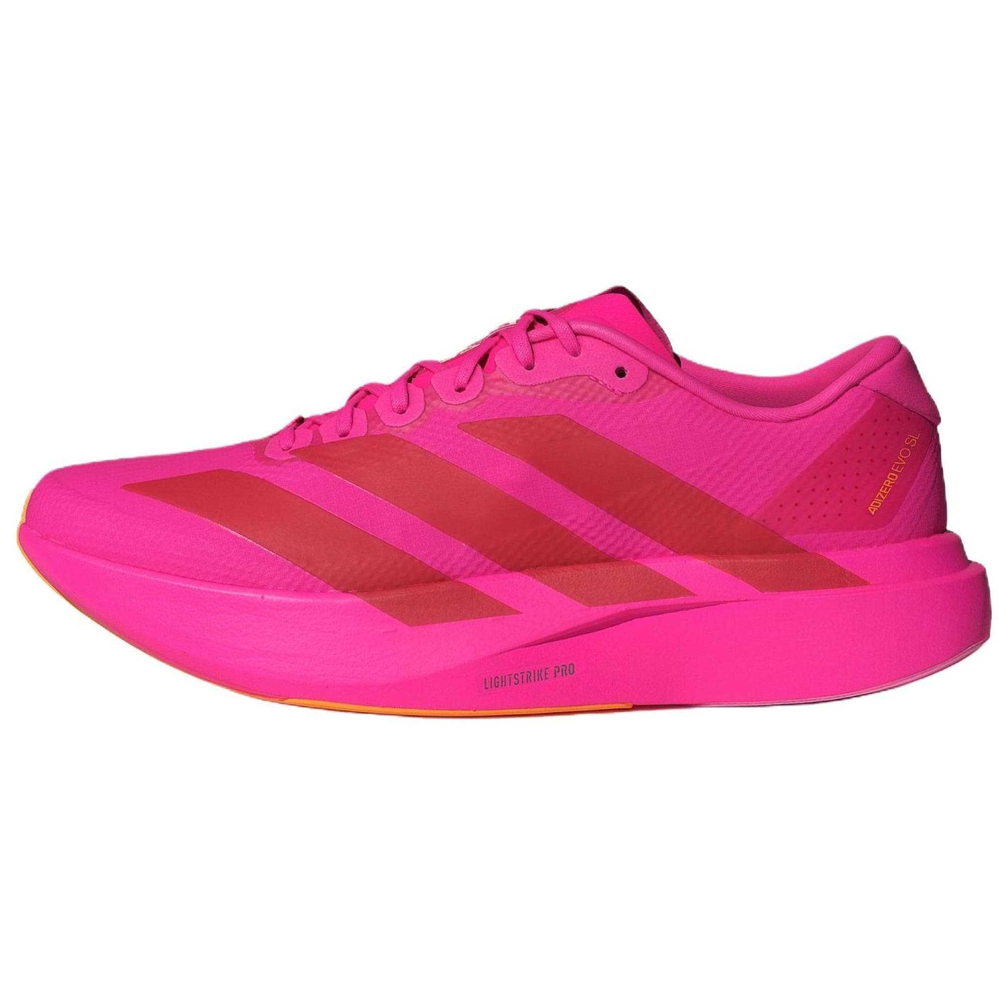 Adidas Adizero Evo Sl Tecido Confortável Versátil Antiderrapante Durável Retorno Treino Tênis de Corrida Masculino Tênis Rosa KI6902 cm