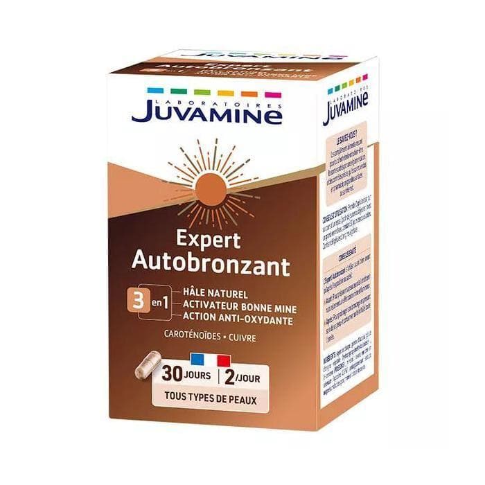 Juvamine Autobronzant Ativador de Bom Rosto 60 cápsulas
