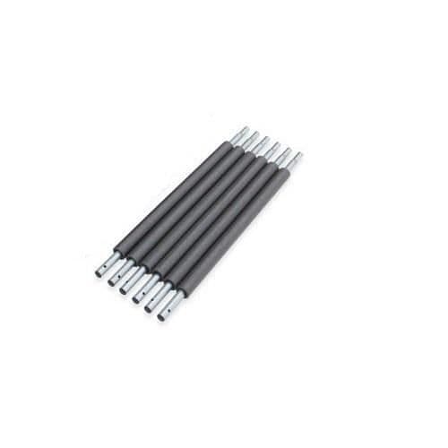 Filet de sécurité et poteau pour trampoline - adapté aux trampolines de 244 cm avec 6 poteaux de filet de sécurité. preto