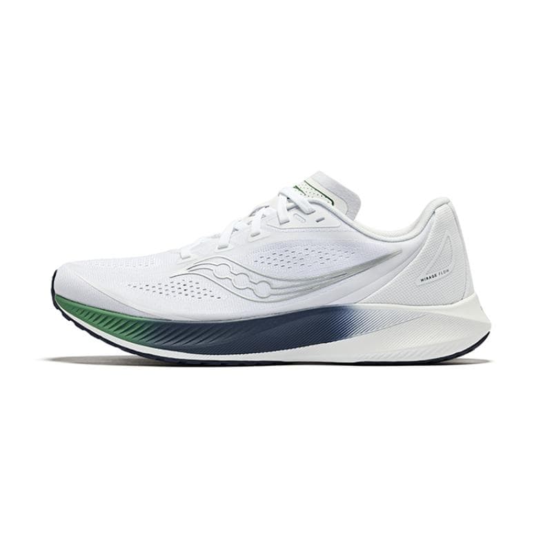 SAUCONY Mirage Flow Illusion Tênis Leve para Treino e Corrida Masculino Roxo Claro Branco Saucony S28214-1 cm