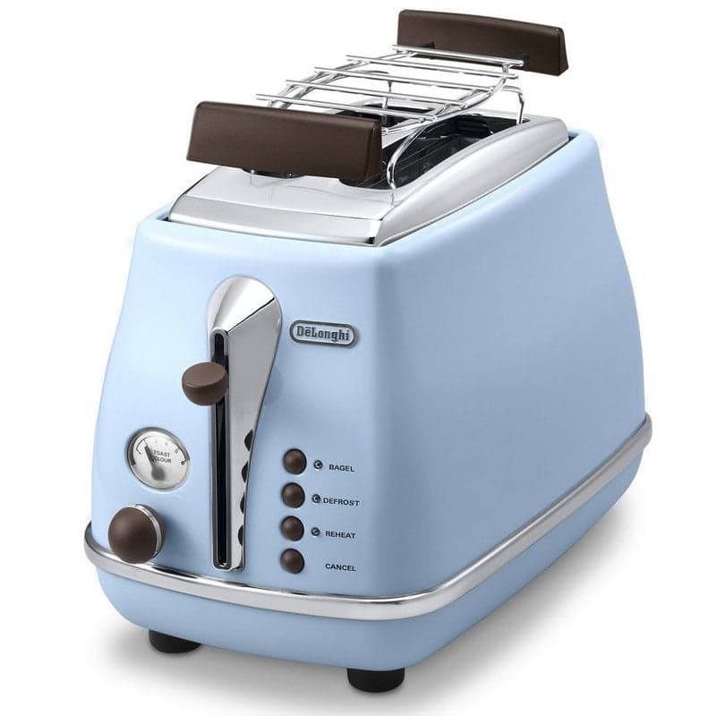 DeLonghi CTOV 2103.AZ Icona Vintage Torradeira 2 Ranhuras 900W Azul