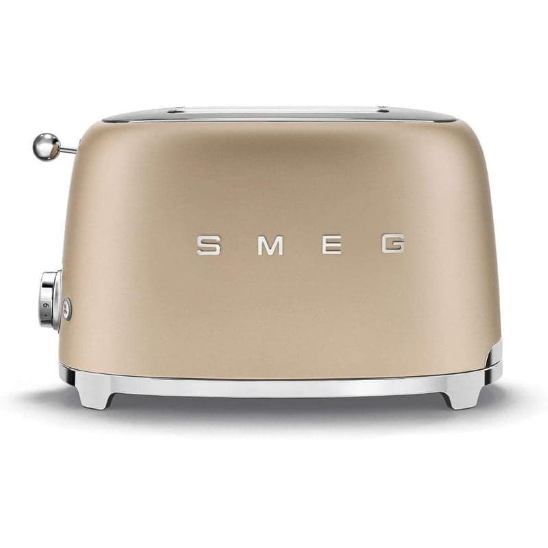 Smeg TSF01 Tostadora 2 Rebanadas 950W Oro