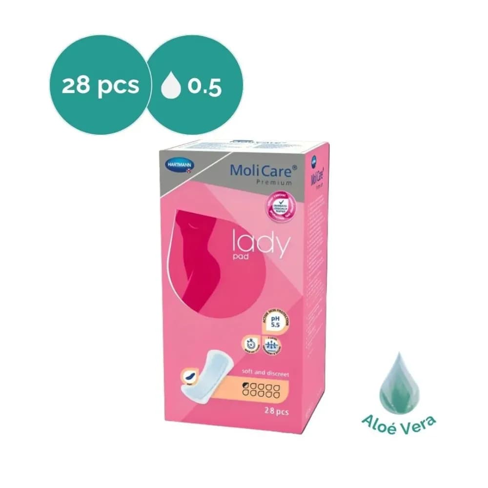 Penso de Incontinência Lady Pad 0,5 Gotas