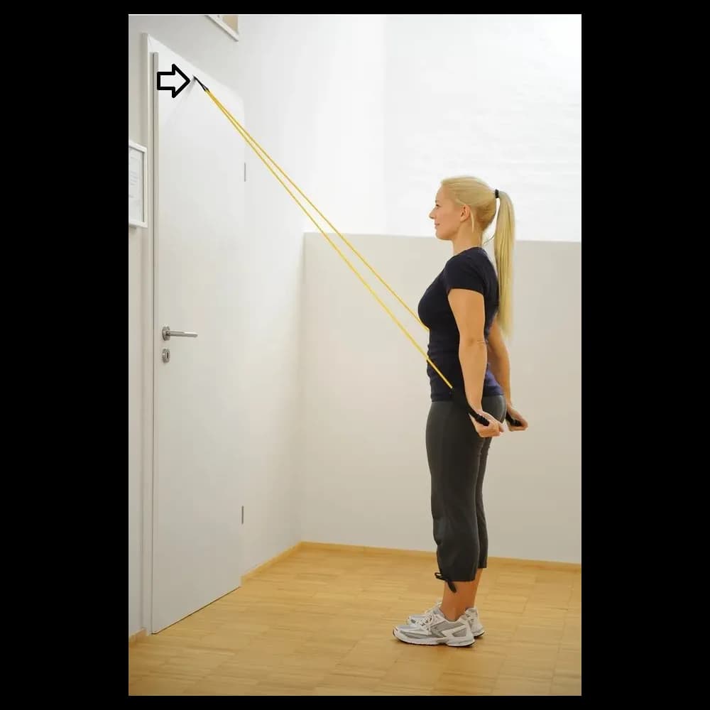 Suporte de Porta para Elástico de Resistência