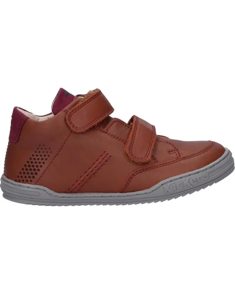 Sapatos de Menino KICKERS 830110 JOUVO 91 MARRON BORDEAUX