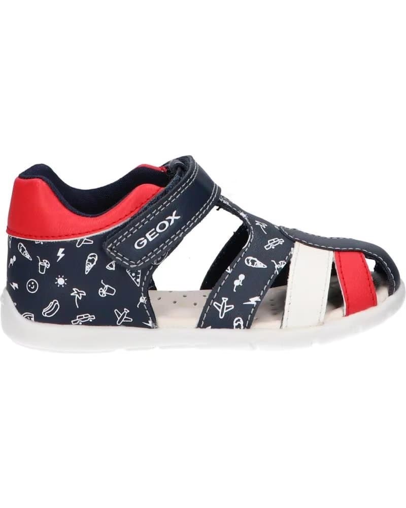 Sandálias de Menina GEOX B451PC 000BC B ELTHAN C0735 NAVY-RED