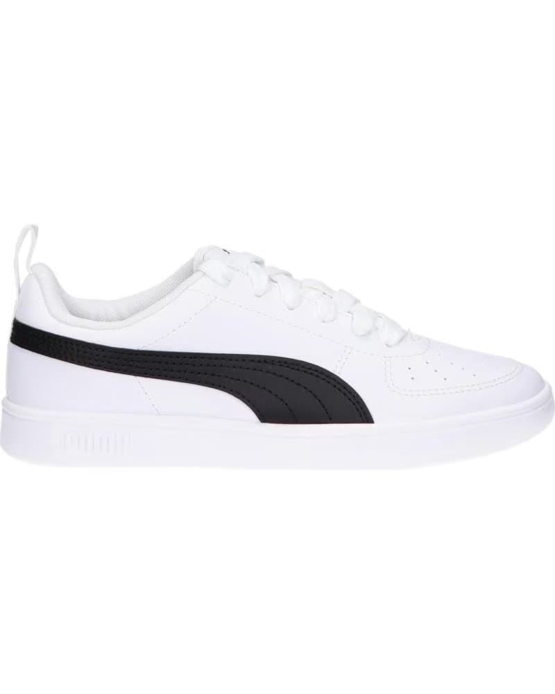 TÊNIS PUMA RICKIE JR BRANCOS REF 384311-03 03 WHITE