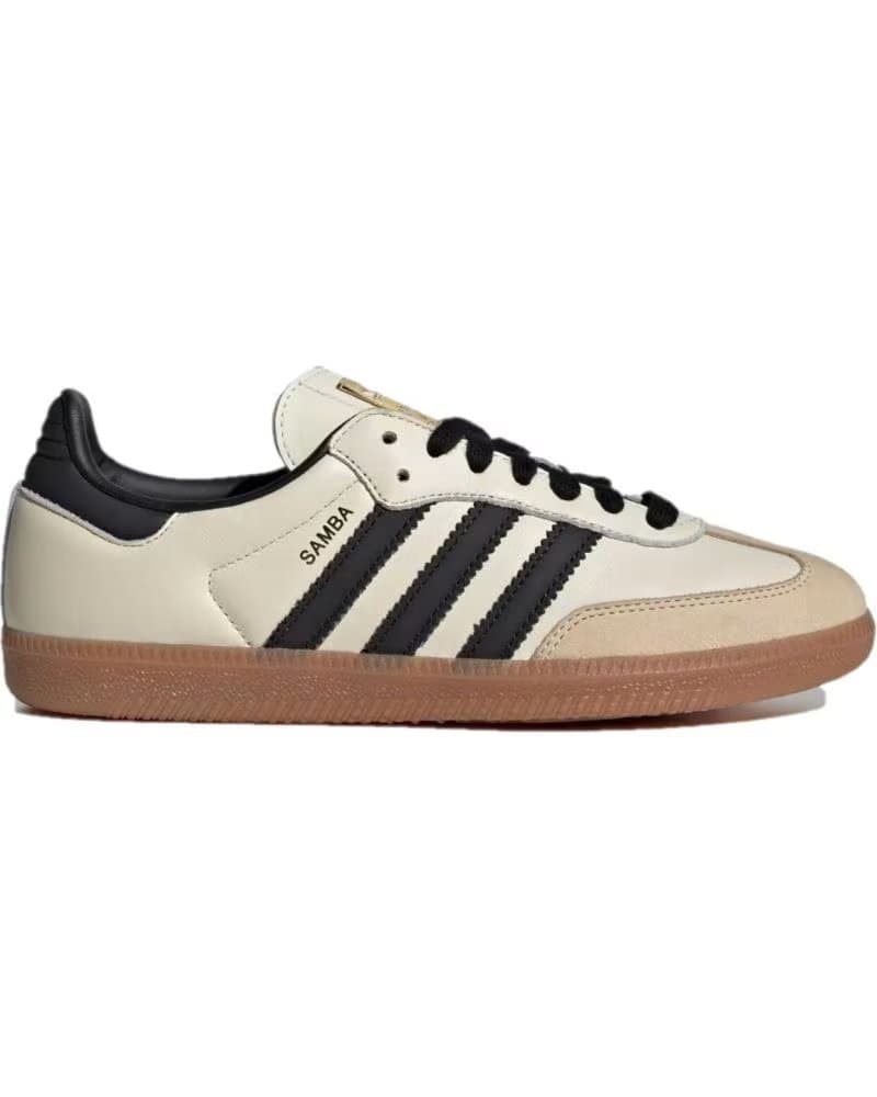 SAPATILHAS ADIDAS SAMBA OG ID0478 CREAM WHITE CORE BLACK BEIGE