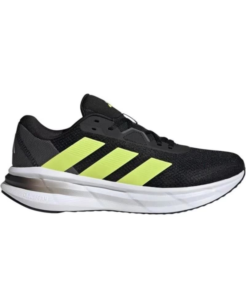 SAPATILHAS DE CORRIDA ADIDAS GALAXY 7 JI4597 PRETAS COM DETALHES AMARELO FLUORESCENTE CBLACK-PULLIM-GREFIV