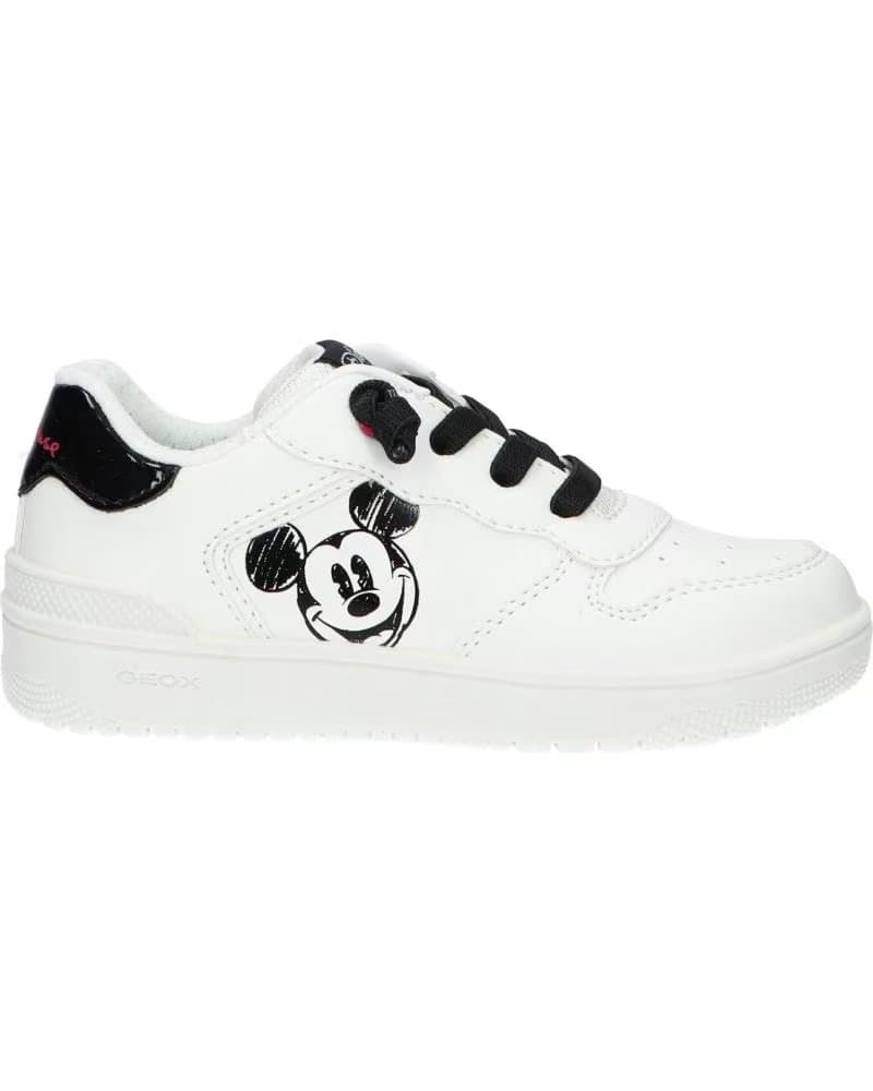 GEOX ZAPATILLAS NINO MODELO J WASHIBA GIRL COLOR BLANCO C0404