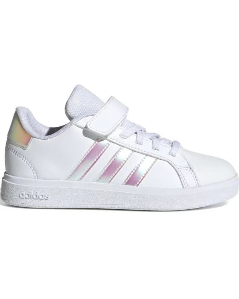 TÊNIS ADIDAS GRAND COURT 2.0 EL C IE3851 MENINA - BRANCAS ROSAS BLANC