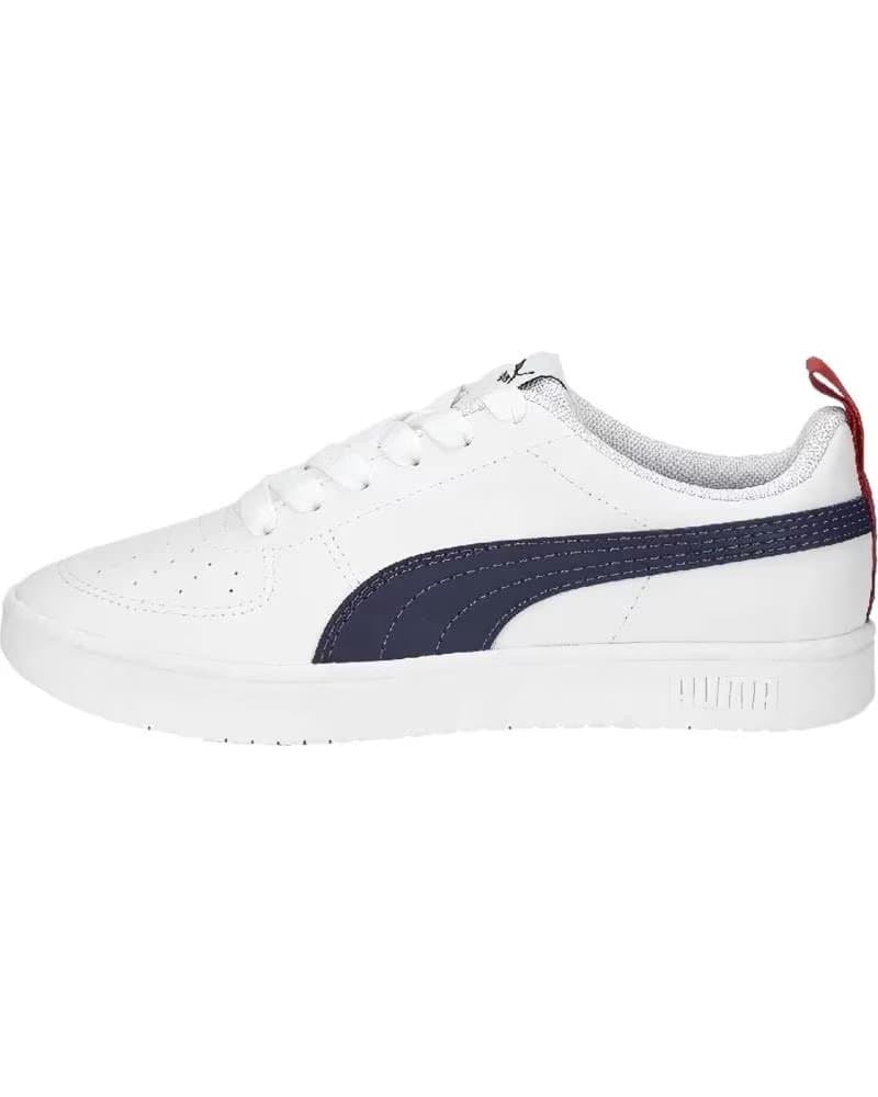Esportes de Mulher e Menino PUMA 384311 RICKIE JR 09 WHITE PEACOAT