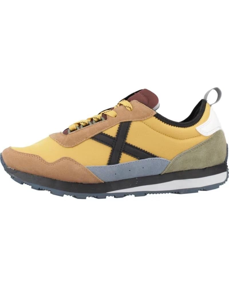 TÊNIS MUNICH UM 86 MASCULINO AMARELO MARROM REF. 8901086 086