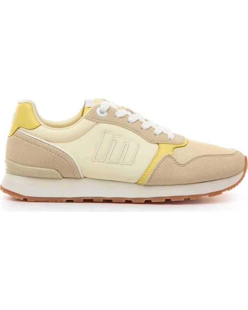 TÉNIS CASUAL MTNG JOGGO C59961 BEGE E AMARELO AMARILLO