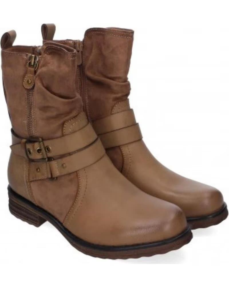 BOTAS SPORT3PUNTO0 F6603 CÁQUI COM ZÍPER E FIVELA VARIOS COLORES