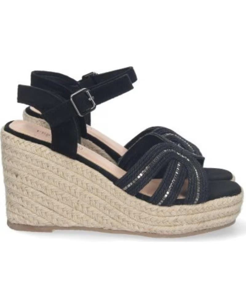 ALPARGATAS DE CUNHA PRETAS SPORT3PUNTO0 C5062 PARA MULHER VARIOS COLORES