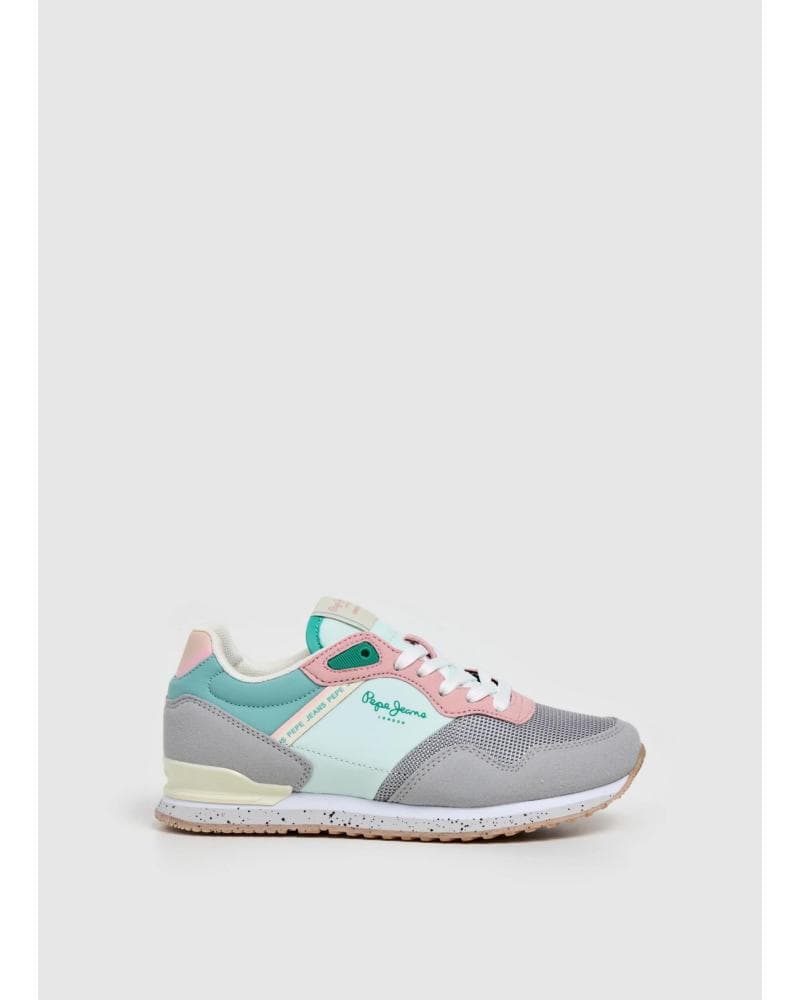 TÊNIS ESPORTIVO PEPE JEANS NINA MENINA CINZA GRIS