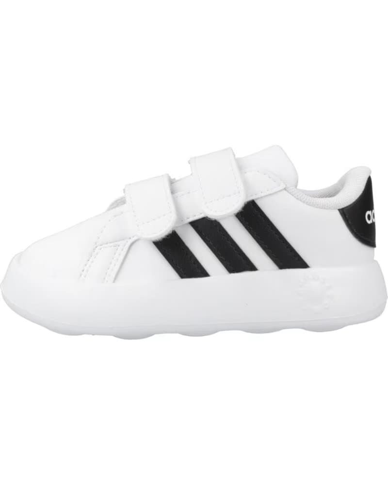 TÊNIS ADIDAS GRAND COURT 20 CF I PARA BEBÉ, BRANCO E PRETO FTWWHT-CBLACK-FTWWHT