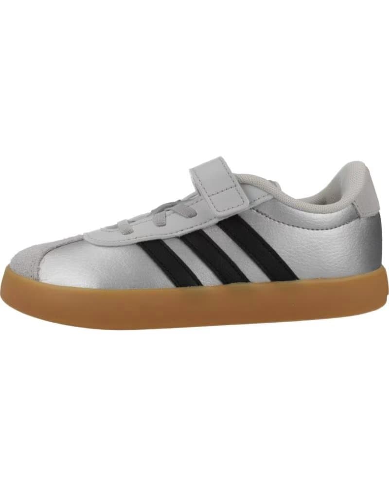 ADIDAS TÊNIS VL COURT 30 EL C PARA CRIANÇAS, COR CINZA PRATA SILVER