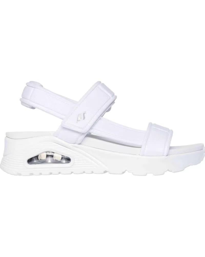 SANDÁLIAS SKECHERS UNO - SUMMER STAND 2 BRANCO 119813WHT WHT