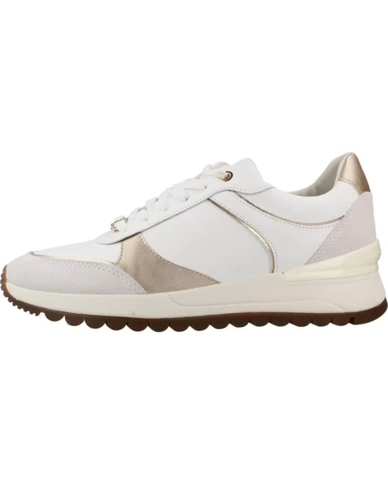 TÉNIS GEOX D DESYA D5500A C1327 BRANCO DOURADO BLANCO