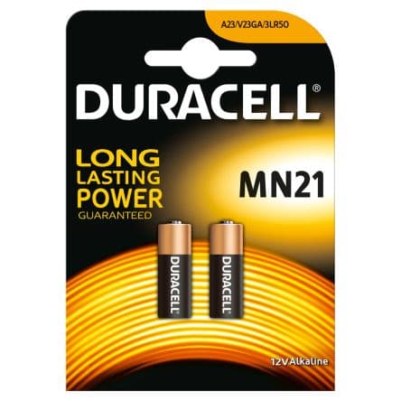 Duracell Pila de Alcalina, MN21, 12 V, 33 mAh