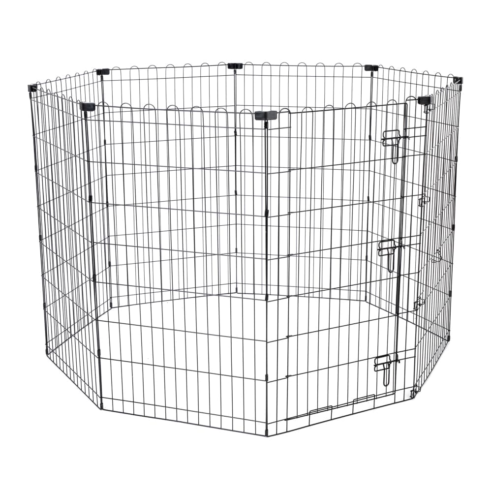 TIAKI Recinto alto de metal para pequenos animais - 8 painéis à L 61 x A 106 cm